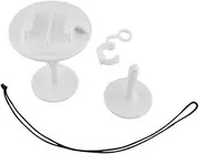 Williamcr Bodyboard Wakeboard Foam Surfboard Mount Kit for GoPro Hero 7/6/5/4/3+/3/2/1 (White)