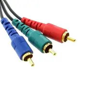 GNX Budget 3 RCA Component Video RGB Cable Lead Red Green Blue Home Theatre