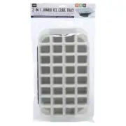 Home Master® Ice Cube Tray With Tray Jumbo 32 Cubes Flexible Easy Release