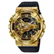 【CASIO】G-SHOCK 經典110系列 全金屬錶殼 黑金大錶徑運動錶 GM-110G-1A9 台灣卡西歐公司貨