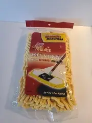 0604 Quickie Swivel Soft Hardwood Dust Mop Refill for 060CR Yellow Washable NEW