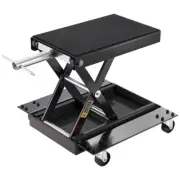 1100 lbs/500 kg Motorcycle Scissor Lift Stand Motorbike Working Bench Jack