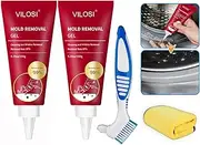 VILOSI Black Stain Remover Gel, 300ml Household Washing Machine Cleaning Gel With Removes Black Stains Best For Tile Grout, Refrigerator Strips, Wall Tile Grouting Gap, Kitchen Sink, Showers