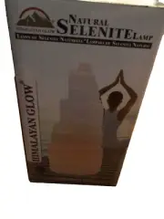 Himalayan Glow Natural Selenite Holistic Healing Crystal Lamp Dimmer Light Decor
