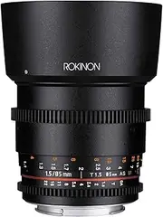 Rokinon Cine DS DS85M-C 85mm T1.5 AS IF UMC Full Frame Cine Lens for Canon EF