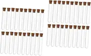 Gatuida 2sets Test Tube Bottles Cork Stoppers Storage Tubes for Bath Salts Beads Plant Propagation 50pcs*2