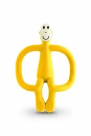 Matchstick Monkey Teething Toy and Gel Applicator - Yellow