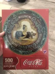 Springbok Coca-Cola circa 1899 Puzzle Circular RARE! VTG New 500 Pieces 4a