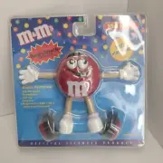 Vintage Radio Shack M&M's RED M&M Mini AM/FM Portable Radio With Headphones NIP