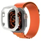 Plastic Mod AP Bezel Frame Case fr Apple Watch Ultra 9 8 7 6 Plating Frame Cover