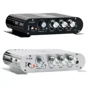 12V Car Home Audio Mini Stereo Amplifier 2.1 Channel HiFi Bass Speaker Power Amp