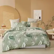CleverPolly Print Microfibre Quilt Cover Set - Ellie - Queen