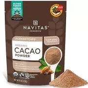 Navitas Organics Cacao Powder, Regenerative Organic Certified, Non-Gmo, Fair Tra