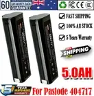 2x 6V 5.0Ah Battery For Paslode 404717 900400 900420 900600 900421 IM50 Nail Gun