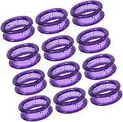 20pcs Hairdressing Scissors Ring Bone-shaped Tags -slip Gel Portable Stickers White Pig Plug Grip Scissors Water Corrugated Stickers Puppy Id Tags A4 Stickers Purple