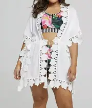 TS TAKING SHAPE plus sz S 12 - 16 Rendez Vous Summer Cover Up Top NWT!