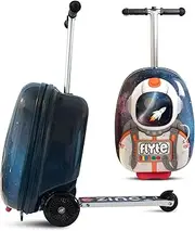 [Flyte] Zinc Kids Suitcase Scooter Sammie The Spaceman 18"