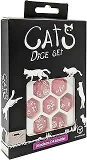 Q-Workshop Cats Dice Set Daisy, Dice Game