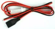 3 Pin CB UHF Radio DC Power Connect Cable Lead 18 x 6mm Fused 1.2m Long