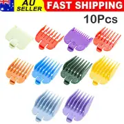 10Pcs Wahls Attachment Hair Clipper Guide Limit Comb 8in1 Blades Trimmer Guards