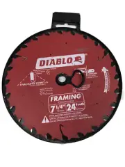 Diablo 7-1/4" x 24 Teeth New Tracking Point Framing Circular Saw Blade USA Made