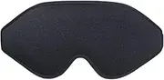 Folpus Sleep Mask Eye Cover for Women Men Blindfold Soft Light Blocking 3D Contoured Cup Sleeping Mask for Night Sleeping Travel, Black