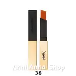 THE SLIM ROUGE PUR COUTURE YSL 38 火焰胭脂唇膏