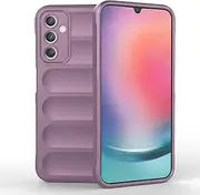 [JOJOBE] Soft TPU Protective Phone Case for Samsung Galaxy A25 5G Cover case Inner Soft Cushion, Drop-Proof Anti-Crack Case Compatible with Samsung A25-Purple