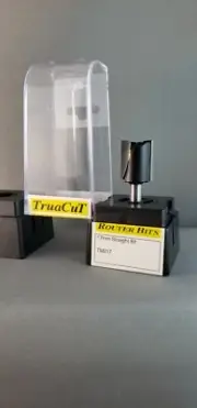 Router Bit- 17mm Straight 2 F Bit 1/4" Shk (TruaCuT)