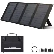 40 Watt Portable Solar Panel, Foldable Solar Charger with 12-15V DC Output