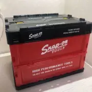 Snap-on Red Mini Oricon Old Logo Folding Mini Container Tool Box W37×D27×H29 cm
