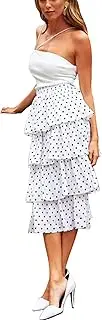 [Legou] Women's Cami Crop Top Skirt Two Piece Set