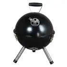 Jumbuck Black Portable Charcoal Grill BBQ/ Ideal for Outdoor Cooking & Camping