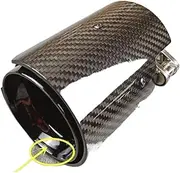 Muffler tip, Black M2 M3 M4 M5a Per Compatible For Mance Carbon Exhaust Tips Compatible For Bmw F87 F80 F82 F83 F90 Muffle Nozzles Tails(IN 63 OUT 93 MM)