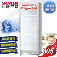 在飛比找Yahoo!奇摩拍賣優惠-☎SANLUX【SRM-305RA】台灣製三洋305公升直立