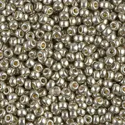 25 Grams 8/0 Duracoat Galvanized Light Pewter Miyuki Seed Beads 8/0 (8-4221)