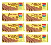 Loacker Gardena Hazelnut 8 Pack 200g/7oz Milk Chocolate Coated Wafers Hazelnut