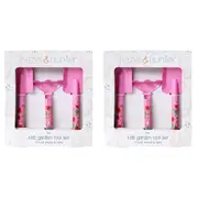 6pc LVD Kids/Childrens Garden Tool Set Outdoor Sandpit Play Stawberries Pink