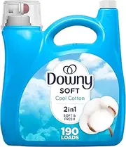 Downy Ultra Laundry Liquid Fabric Softener (Fabric Conditioner), Cool Cotton, 4.16L, 190 Loads