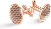 [BUJOJUB] graphic and geometry art, Pack of 2 Cuff Links Stainless Steel Cufflinks