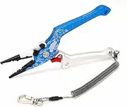 DRESS x Sea Monogatari 7.5 inch Aluminum Pliers, Collaboration, Needle Remover, Line Cutter, Hook Remover, Fishing, Pliers, Hook, Lightweight, Storage, Easy, Fast, Free