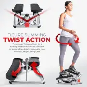 Sunny Health & Fitness Advanced Twist Stepper Machine Workout Cardio Mini Stair