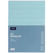 Ruled Notepad Blue