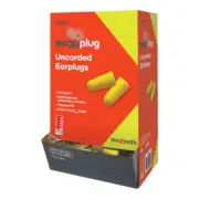 Maxisafe Disposable Foam Earplugs Box Of 200 Safety Sound Hearing Protection