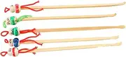 CLISPEED 12Pcs Wooden Ear Cleaners Cartoon Hanging Wax Removers Durable Cleaning Tool for Gentle Wax Removal Color for Friends and Family