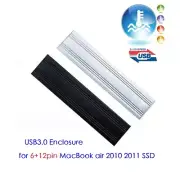 USB3.0 Hard disk Enclosure for 2010 2011 years MacBook Air 6+12pin Original SSD