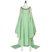 The Lord of the Rings Arwen Dress Cosplay Movie Cosplay for Women's Adults Halloween Performance Party