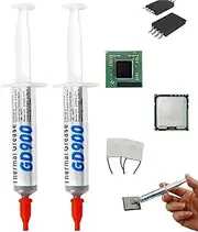 2pcs PC Thermal Paste,Premium Performance Thermal Paste,Thermal Paste for CPU,Thermal Compound Paste for Coolers,Thermal Conductive Composite Grease,High Performance Heat Sink Compound, CPU Paste