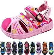 [Gold Pigeon Shoes] Kids TOE GUARD Easy Snap Lock Closed Toe Athlete Sandals