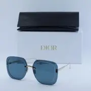DIOR ULTRADIOR SU B0B0 Gold/Blue 65-14-140 Sunglasses New Authentic